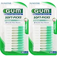 GUM SOFT-PICKS Cepillos interdentales regular 2 x 80 piezas
